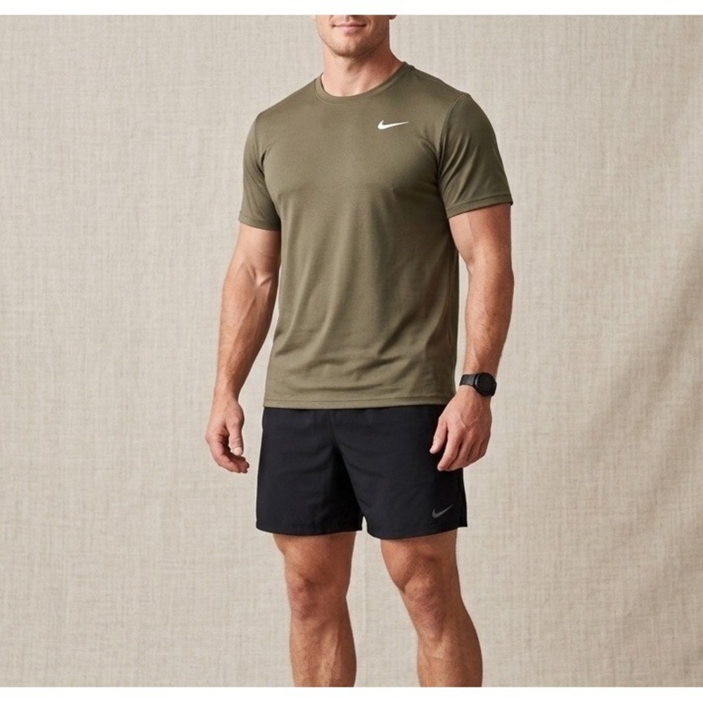 NWT Nike Men's Dri-FIT Legend Short Sleeve Training Shirt Size M- DX0989-222 - Picture 1 of 10